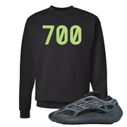 Alvah v3 700s Crewneck Sweatshirt | 700 Logo, Black