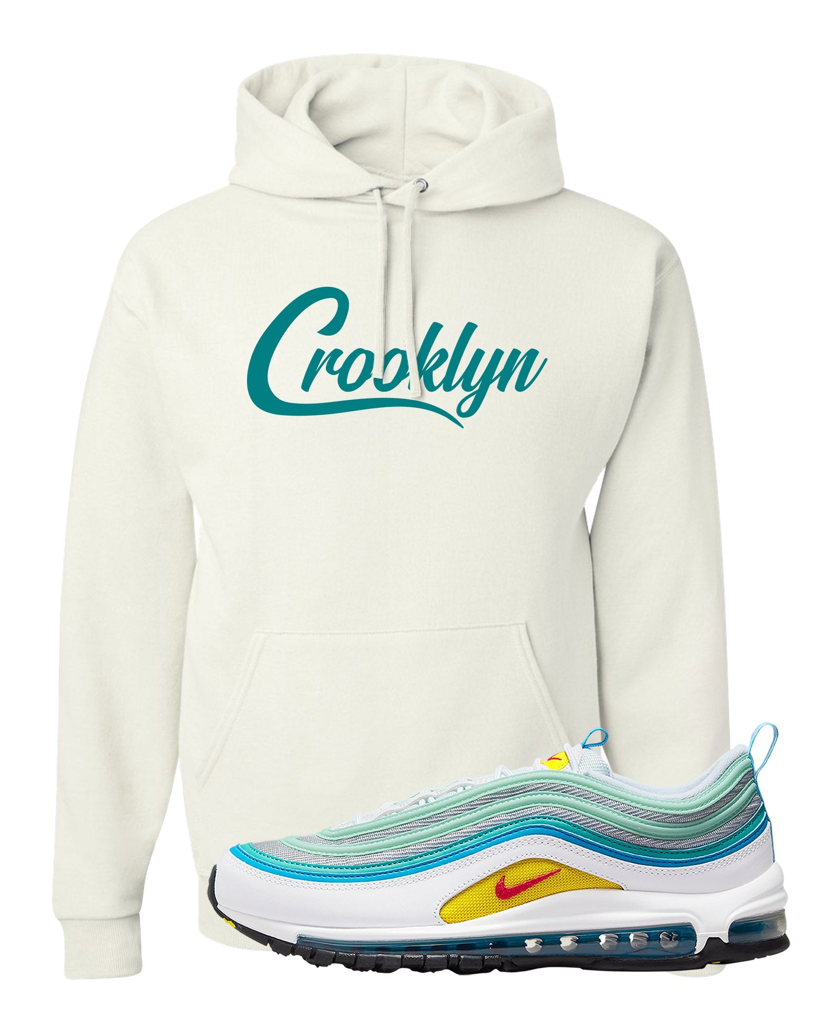 Spring Floral 97s Hoodie | Crooklyn, White