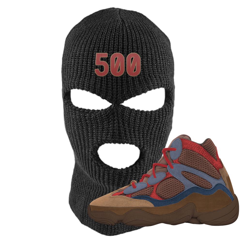 Yeezy 500 High Sumac Ski Mask | 500, Black