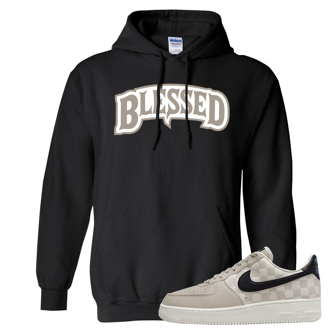 King Day Low AF 1s Hoodie | Blessed Arch, Black