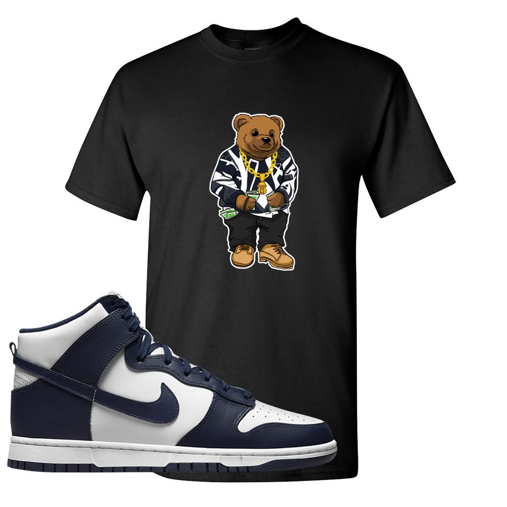 Midnight Navy High Dunks T Shirt | Sweater Bear, Black
