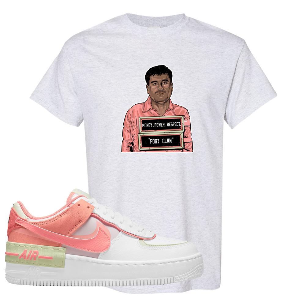 Air Force 1 Low Shadow Magic Ember T Shirt | El Chapo Illustration, Ash