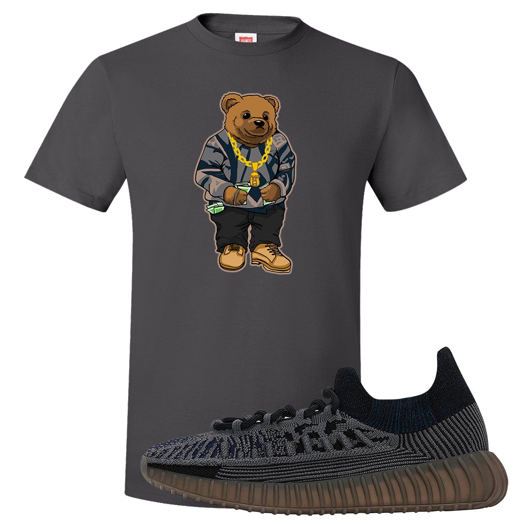 Slate Blue CMPCT v2 350s T Shirt | Sweater Bear, Smoke Grey