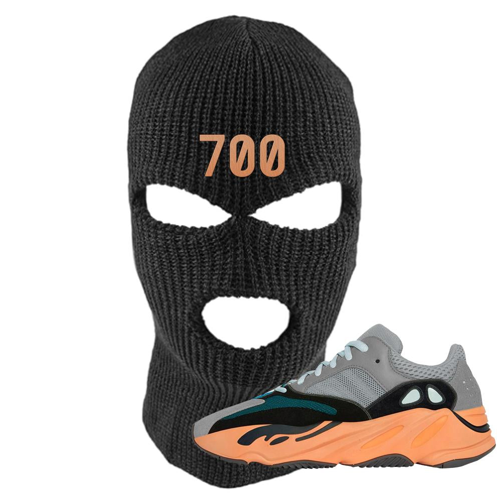 Wash Orange 700s Ski Mask | 700, Black