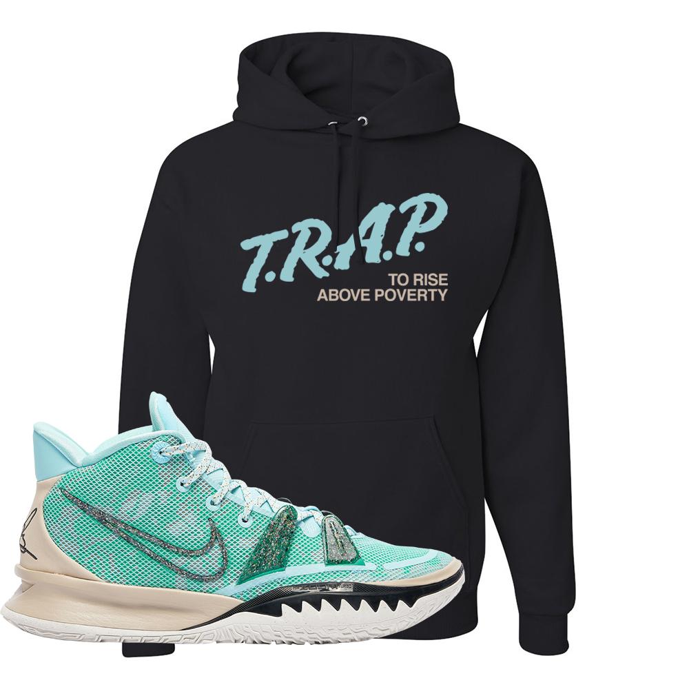 Copa 7s Hoodie | Trap To Rise Above Poverty, Black