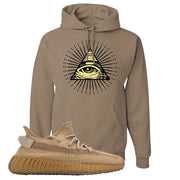 Earth v2 350s Hoodie | All Seeing Eye, Safari