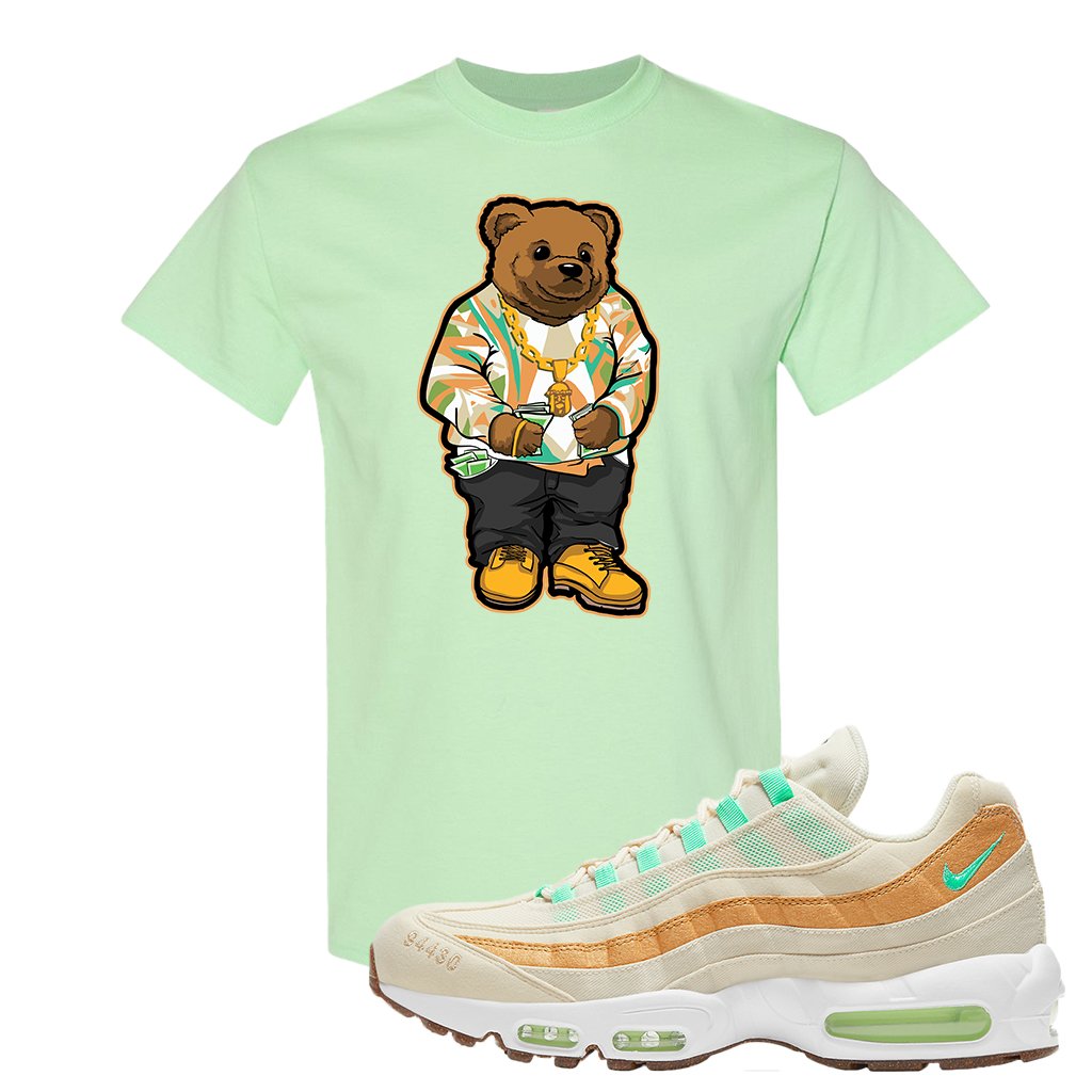Happy Pineapple 95s T Shirt | Sweater Bear, Mint