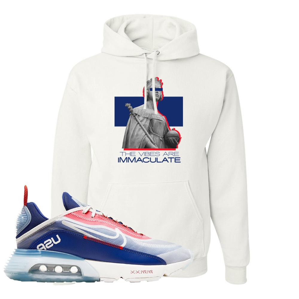 Team USA 2090s Hoodie | The Vibes Are Immaculate, White