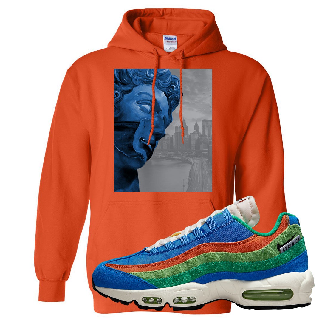 Light Blue Green AMRC 95s Hoodie | Miguel, Orange