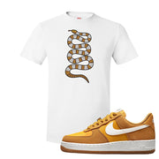 Air Force 1 Low First Use T Shirt | Coiled Snake, White