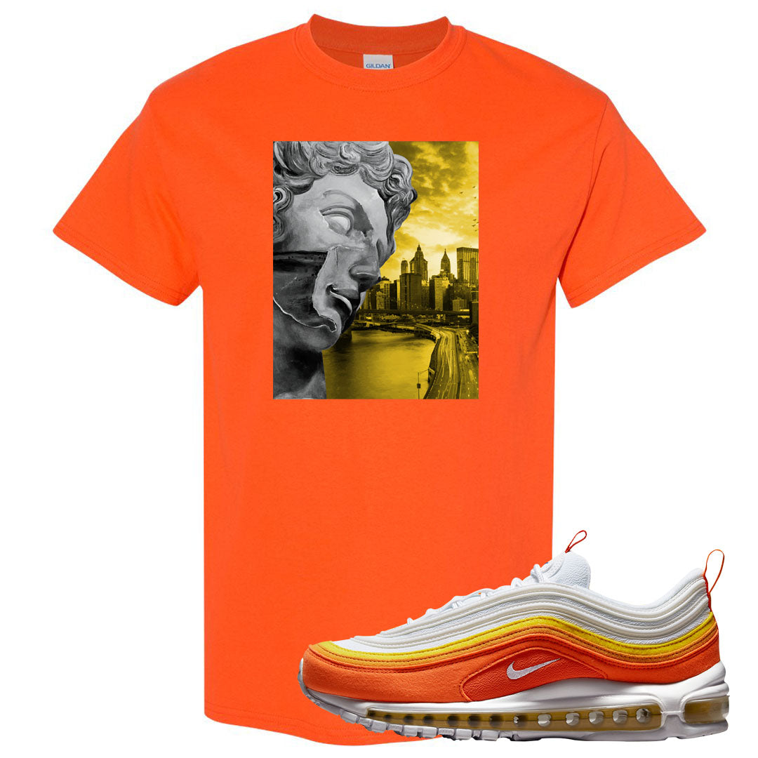 Club Orange Yellow 97s T Shirt | Miguel, Orange