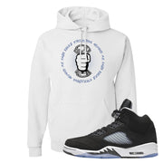 Oreo Moonlight 5s Hoodie | Cash Rules Everything Around Me, White