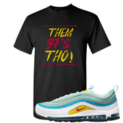 Spring Floral 97s T Shirt | Them 97's Tho, Black