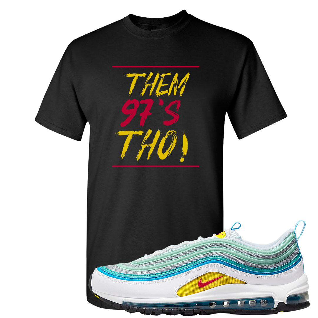 Spring Floral 97s T Shirt | Them 97's Tho, Black