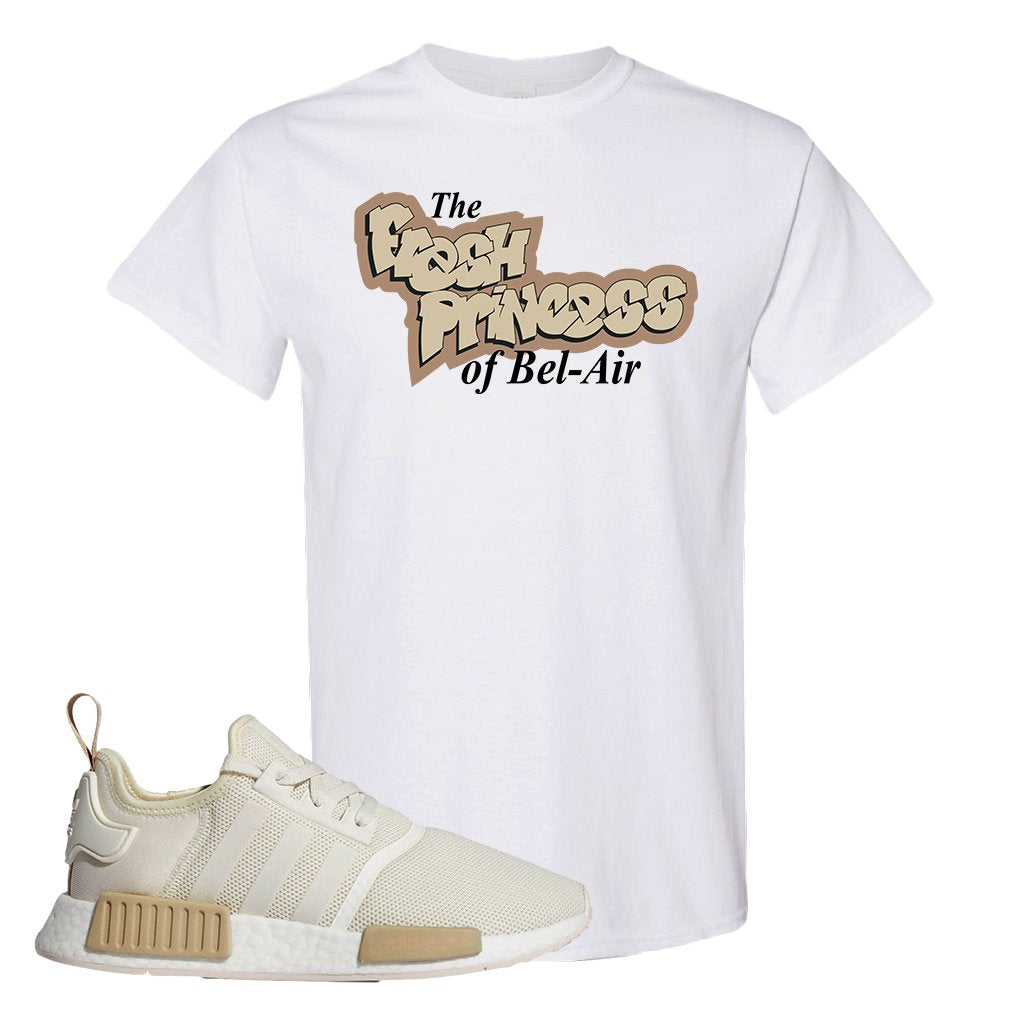 NMD R1 Chalk White Sneaker White T Shirt | Tees to match Adidas NMD R1 Chalk White Shoes | Fresh Princess Of Bel Air