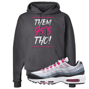 Next Nature Pink 95s Hoodie | Them 95's Tho, Smoke Grey