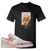 Air Jordan 1 Low Pastel T Shirt | God Told Me, Black