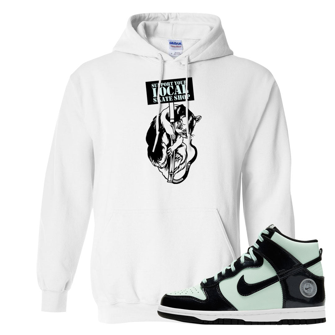 2022 All Star High Dunks Hoodie | Support Your Local Skate Shop, White
