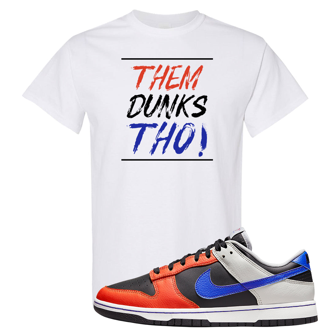 75th Anniversary Low Dunks T Shirt | Them Dunks Tho, White