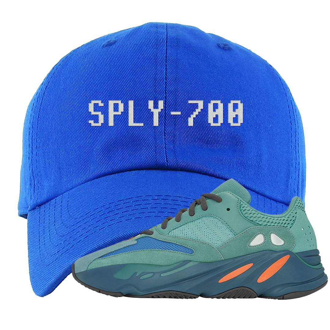Faded Azure 700s Dad Hat | Sply-700, Royal