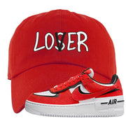 Shadow Chicago AF 1s Dad Hat | Lover, Red