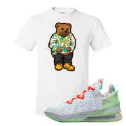 GOAT Bron 18s T Shirt | Sweater Bear, White