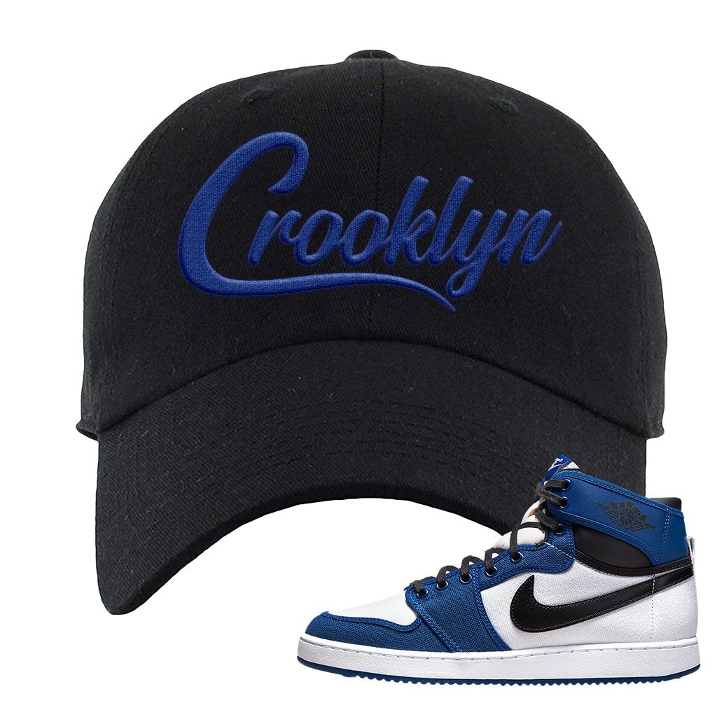 KO Storm Blue 1s Dad Hat | Crooklyn, Black