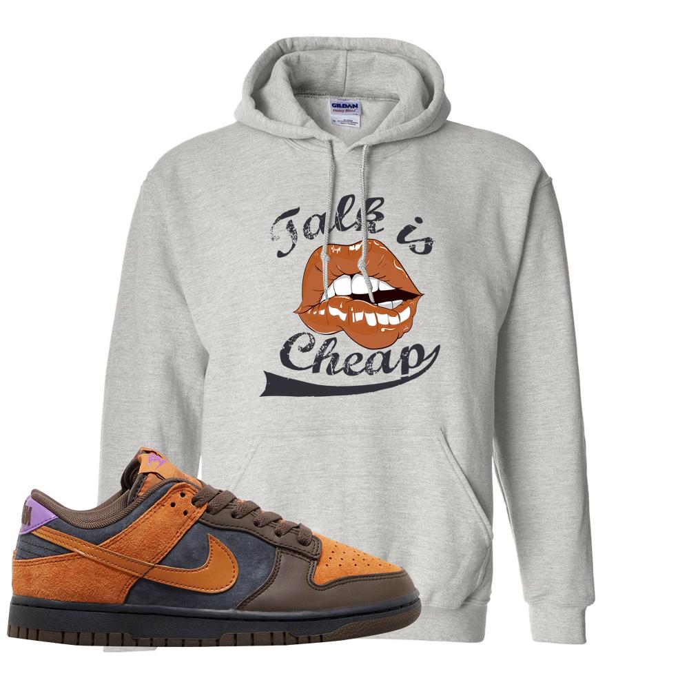 SB Dunk Low Cider Hoodie | Talk Is Cheap, Ash