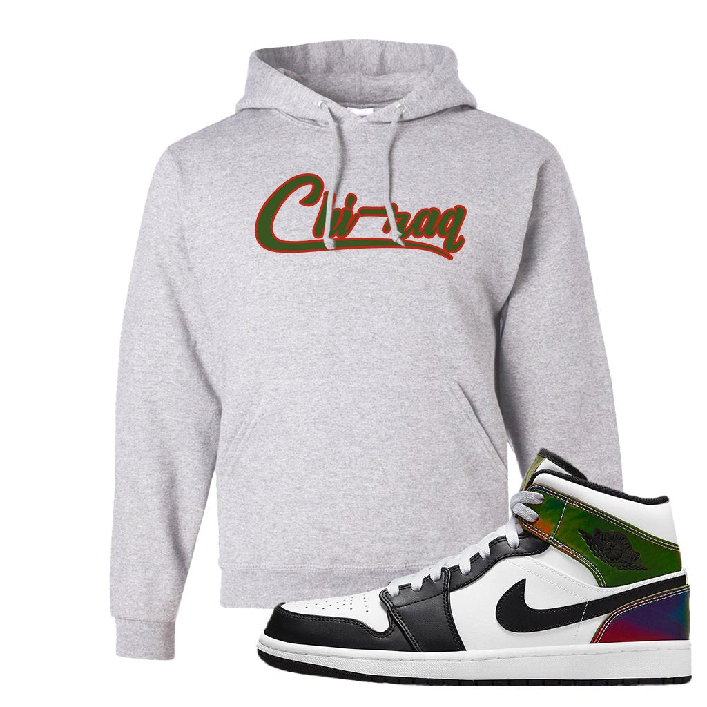 Color Change Mid 1s Hoodie | Chiraq, Ash