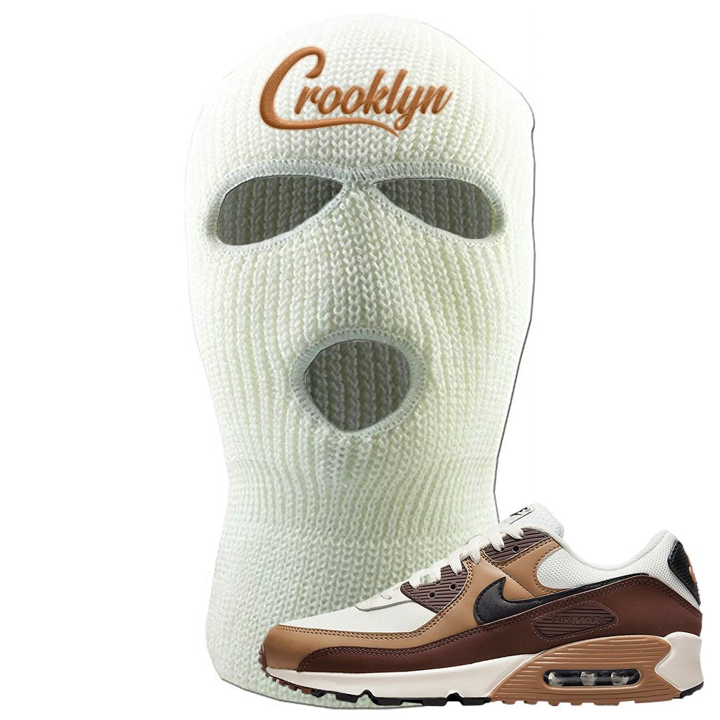 Air Max 90 Dark Driftwood Ski Mask | Crooklyn, White