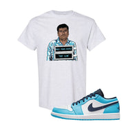 Air Jordan 1 Low UNC T Shirt | Capone Illustration, Ash