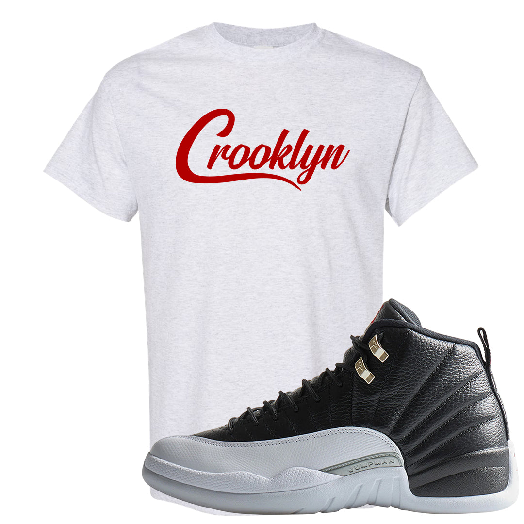 Playoff 12s T Shirt | Crooklyn, Ash