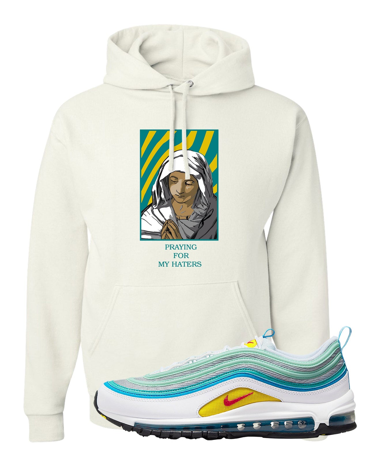 Spring Floral 97s Hoodie | God Told Me, White