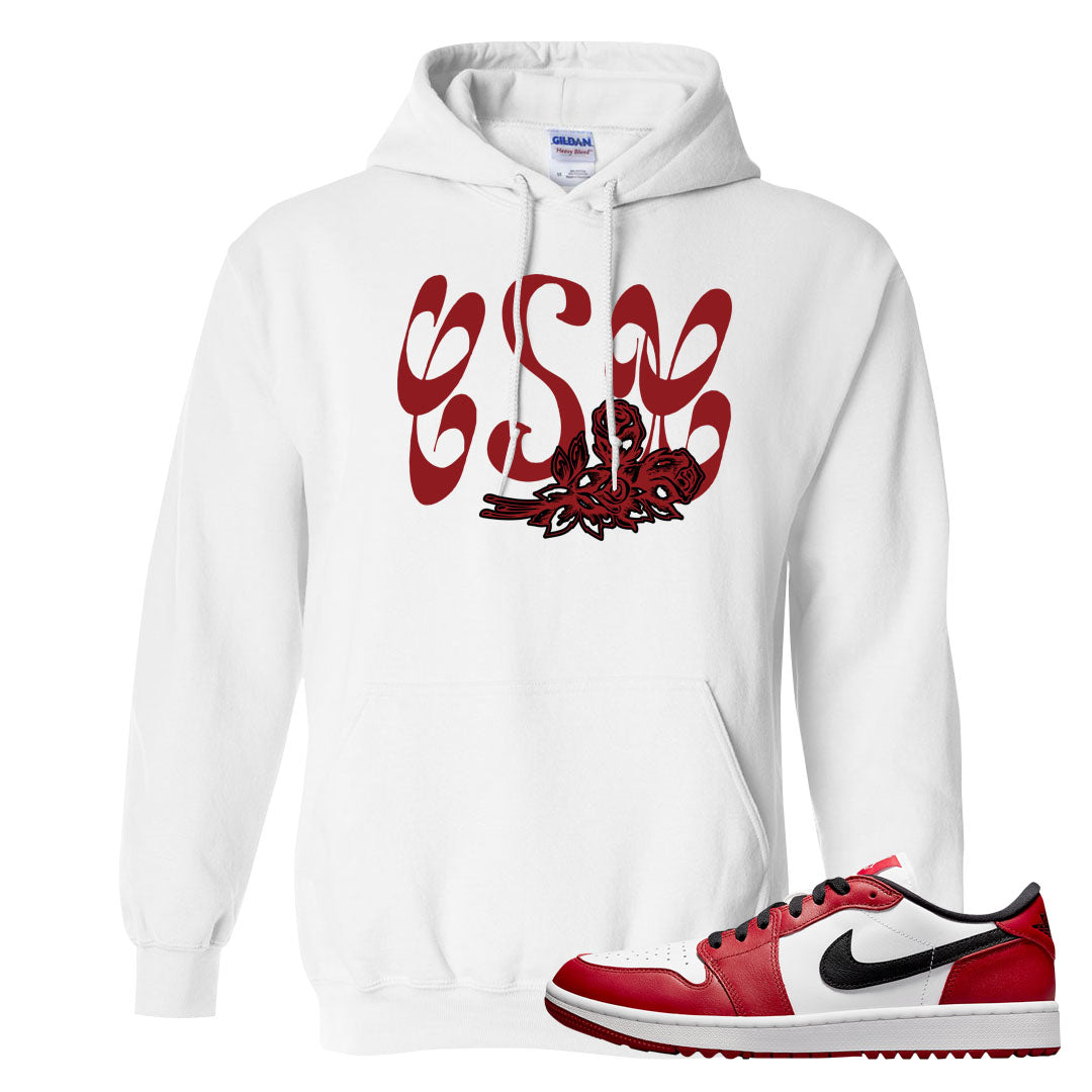 Chicago Golf Low 1s Hoodie | Certified Sneakerhead, White