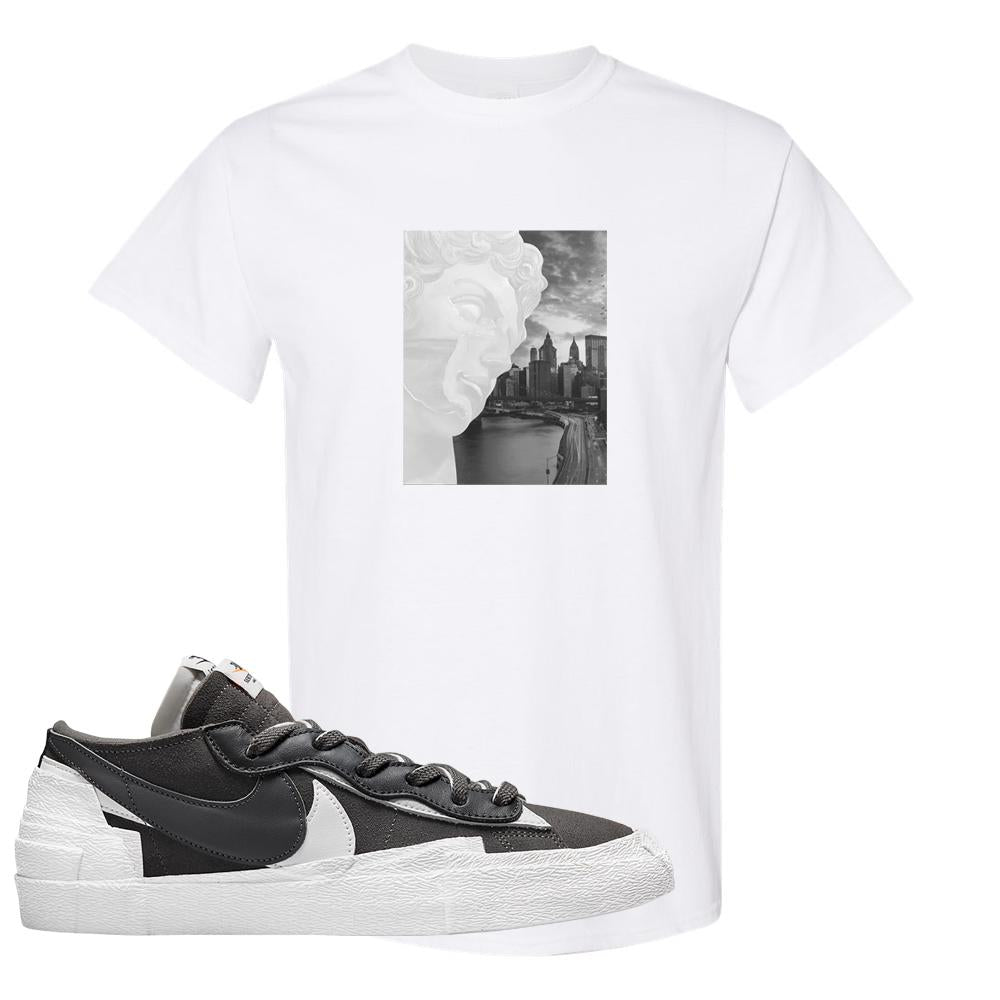 Iron Grey Low Blazers T Shirt | Miguel, White