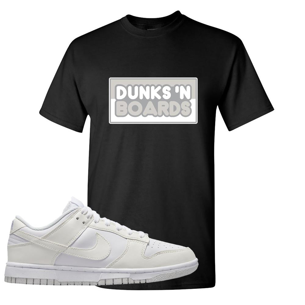Move To Zero White Low Dunks T Shirt | Dunks N Boards, Black