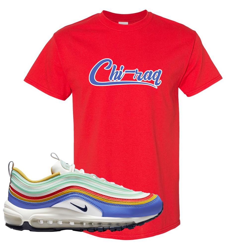 Multicolor 97s T Shirt | Chiraq, Red