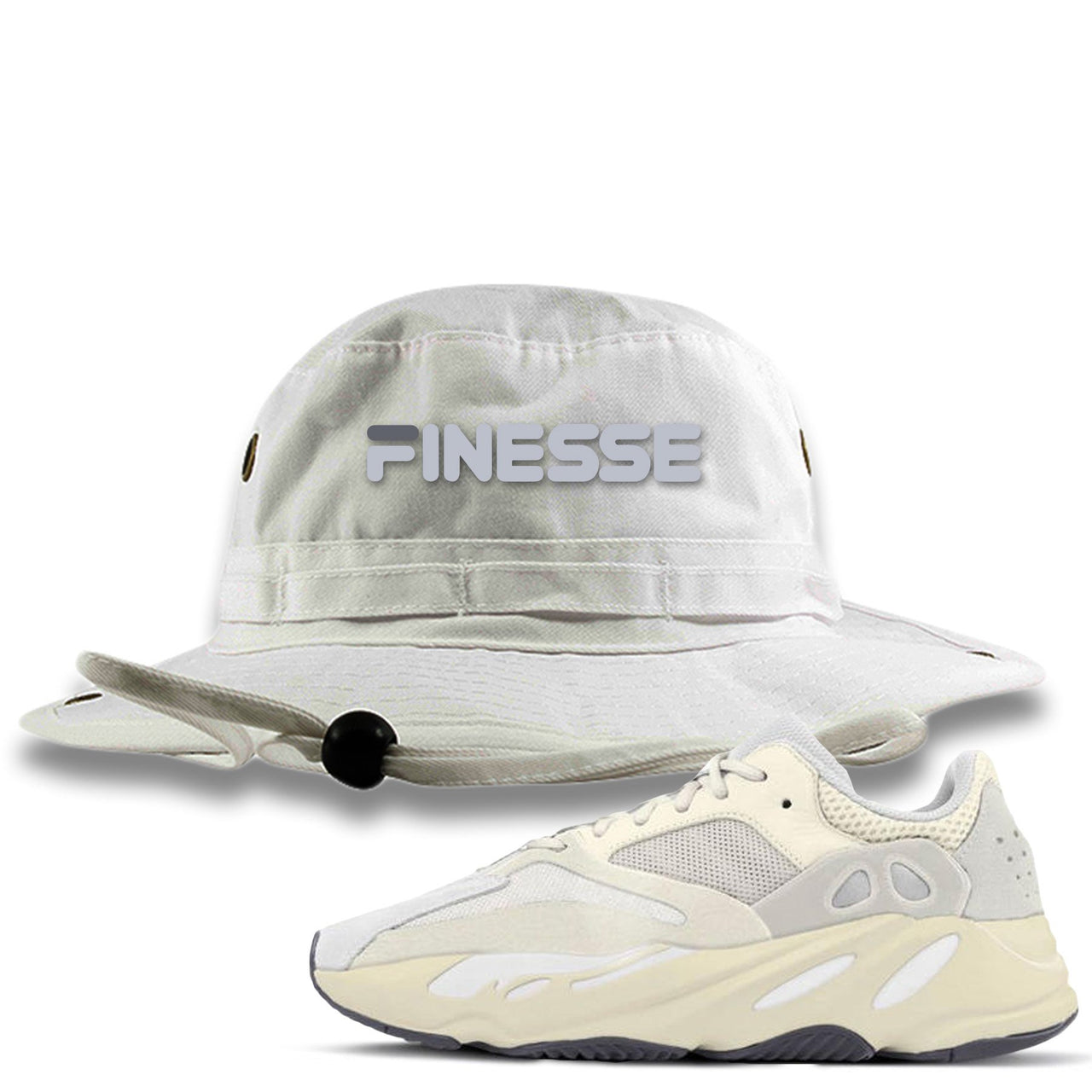 Analog 700s Bucket Hat | Finesse, White