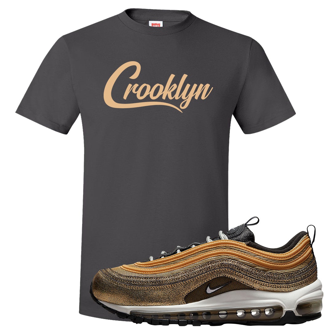 Golden Gals 97s T Shirt | Crooklyn, Smoke Grey