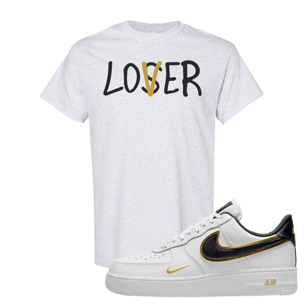Air Force 1 Low White Gold T Shirt | Lover, Ash