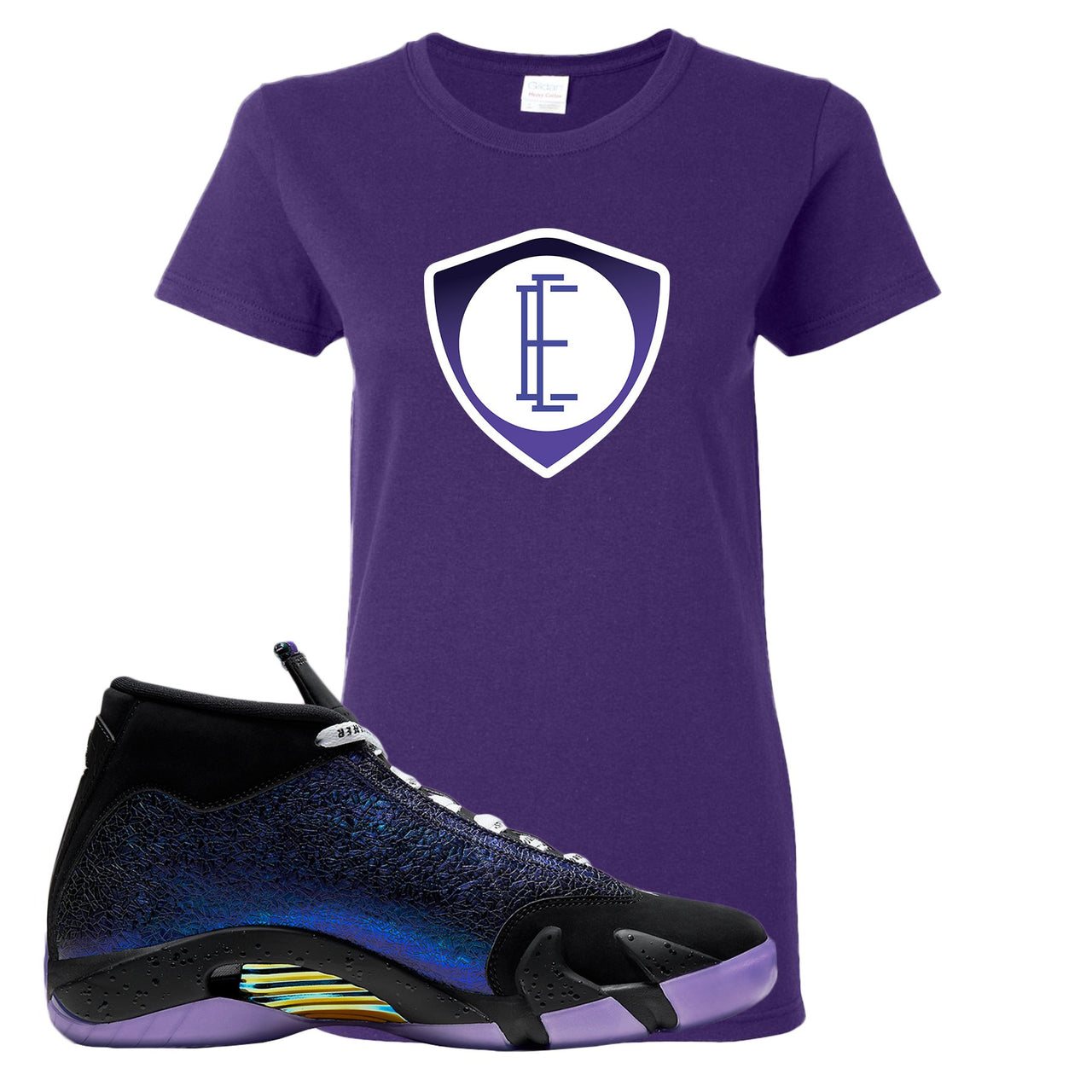 Doernbecher 14s Womens T Shirt | E Shield, Purple
