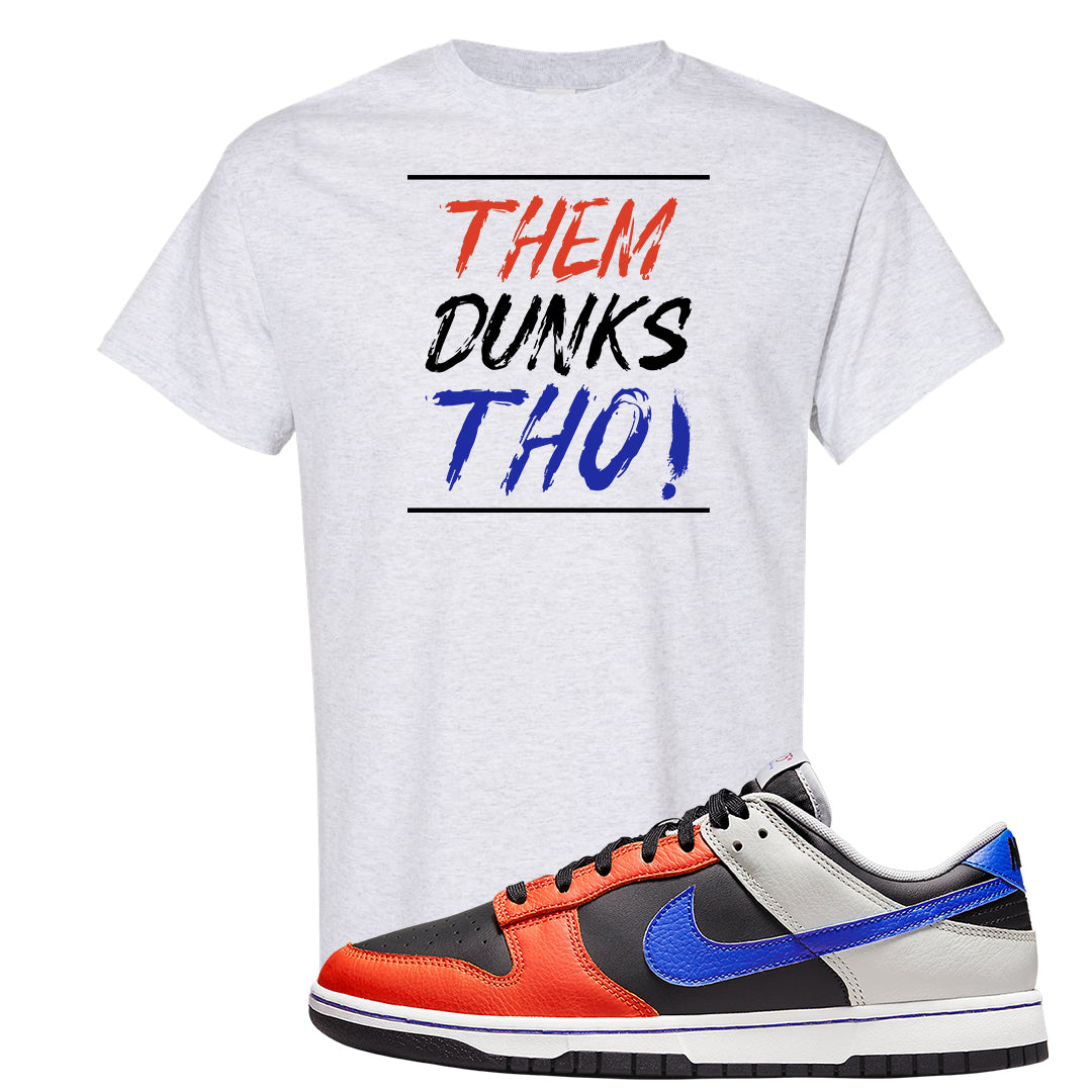 75th Anniversary Low Dunks T Shirt | Them Dunks Tho, Ash