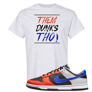 75th Anniversary Low Dunks T Shirt | Them Dunks Tho, Ash