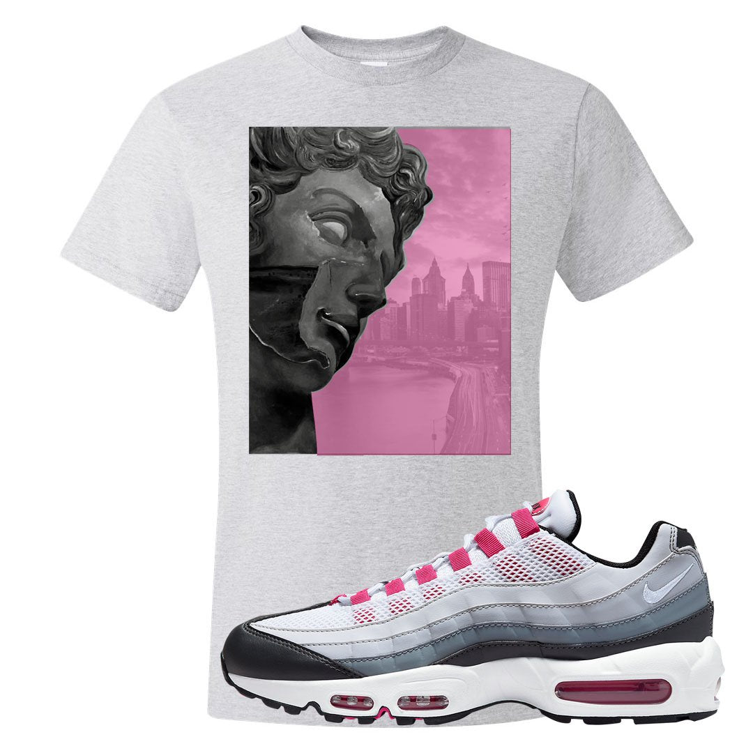 Next Nature Pink 95s T Shirt | Miguel, Ash