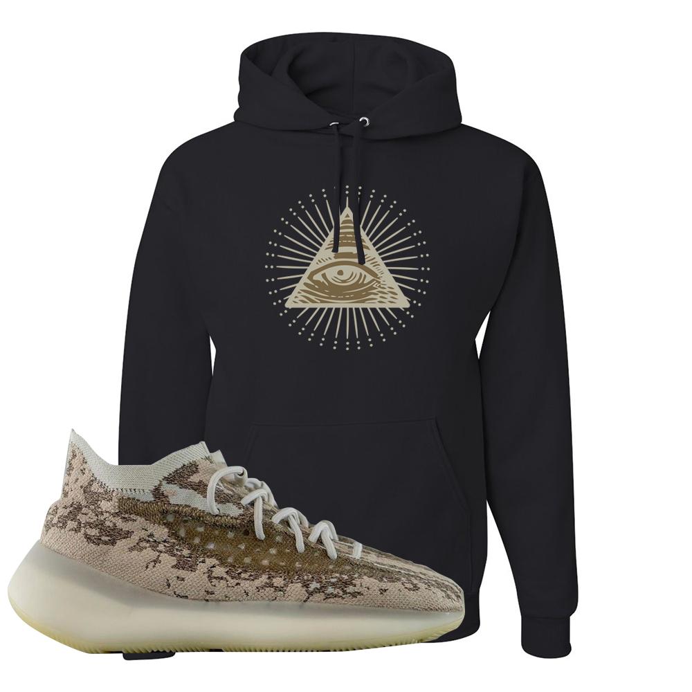 Stone Salt 380s Hoodie | All Seeing Eye, Black