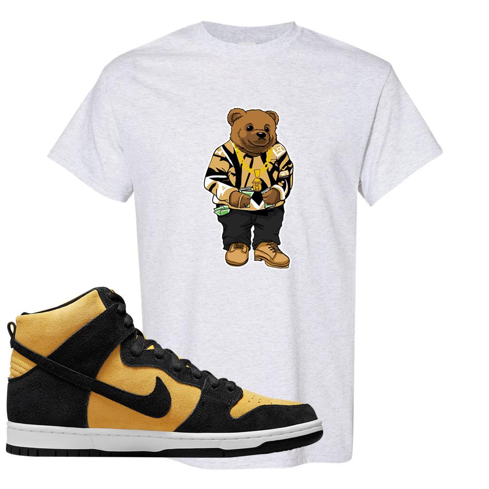 Reverse Goldenrod High Dunks T Shirt | Sweater Bear, Ash