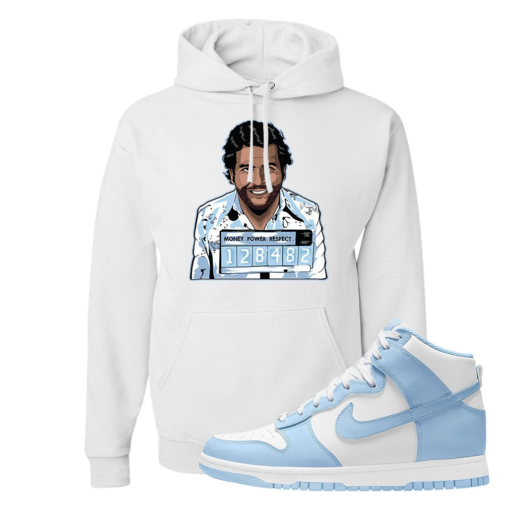 Aluminum High Dunks Hoodie | Escobar Illustration, White