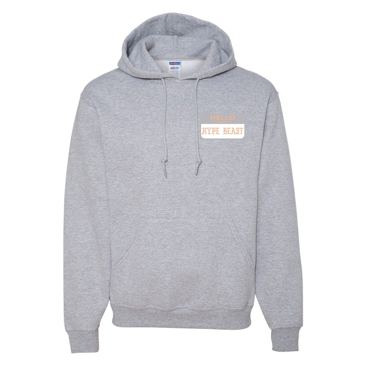 True Form v2 350s Hoodie | Hello My Name Is Hype Beast Pablo, Heathered Light Gray