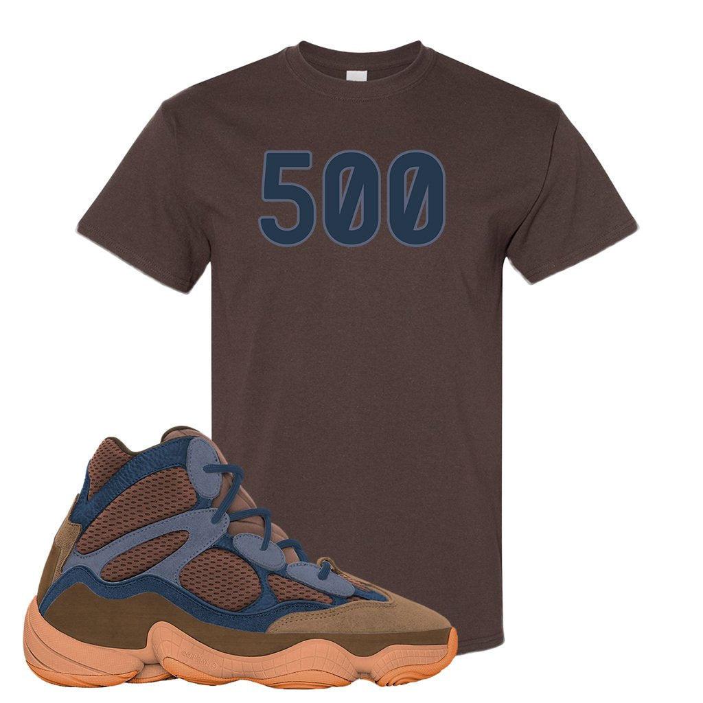 Yeezy 500 High Tactile T Shirt | 500, Chocolate