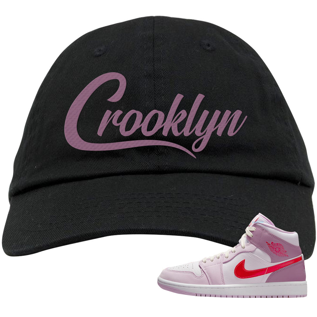 Valentine's Day Mid 1s Dad Hat | Crooklyn, Black